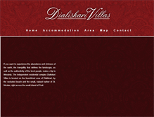 Tablet Screenshot of dialiskari-villas.com